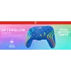 Gamepad con filo e wireless Turtle Beach Afterglow Wave blu per Nintendo Switch 2 – Bluetooth/USB-C, RGB, batteria ricaricabile integrata da 20 ore, cavo da 3 m