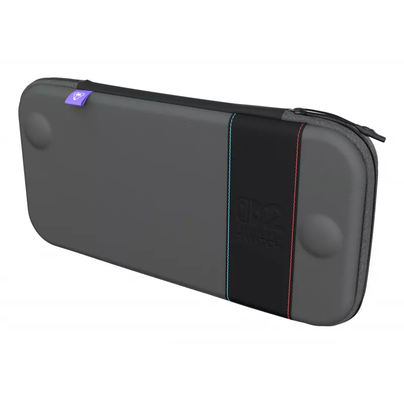Custodia da viaggio Turtle Beach PlayTrek sottile per Nintendo Switch 2 — antracite nero, 290×58×145 mm