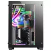 Mars Gaming MCV3 nero Custom XXL E-ATX gaming tower pannello frontale e laterale in vetro temperato struttura a doppia camera modulare