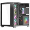 Mars Gaming MCV3 nero Custom XXL E-ATX gaming tower pannello frontale e laterale in vetro temperato struttura a doppia camera modulare
