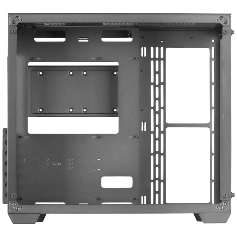 Mars Gaming MCV3 nero Custom XXL E-ATX gaming tower pannello frontale e laterale in vetro temperato struttura a doppia camera modulare