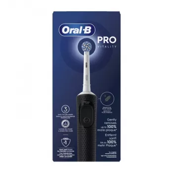 Spazzolino elettrico BRAUN Oral‑B Vitality Pro — rotante/oscillante, nero