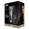 Rasoio a lamina Braun Series 9 Pro+ 9667CC argento acciaio inox