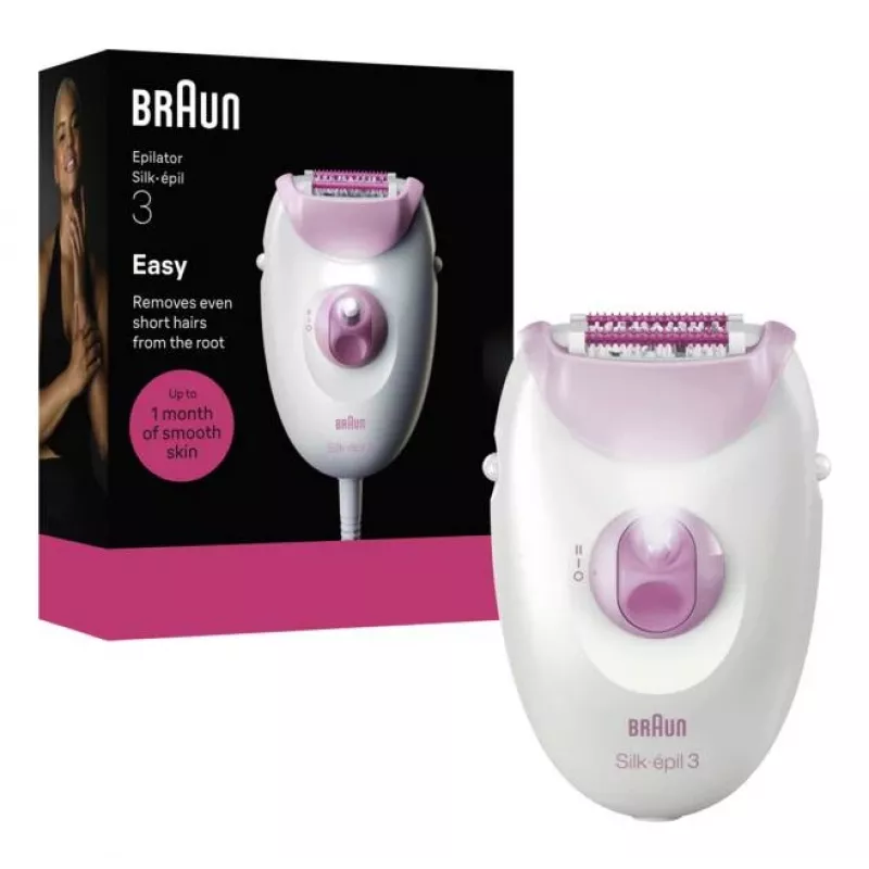 Braun Silk-epil 3-000 20 pinzette rosa