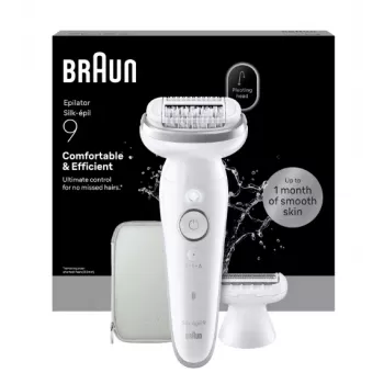 Braun Silk-épil 9 Silk·épil 9 9-030 40 pinzette bianco