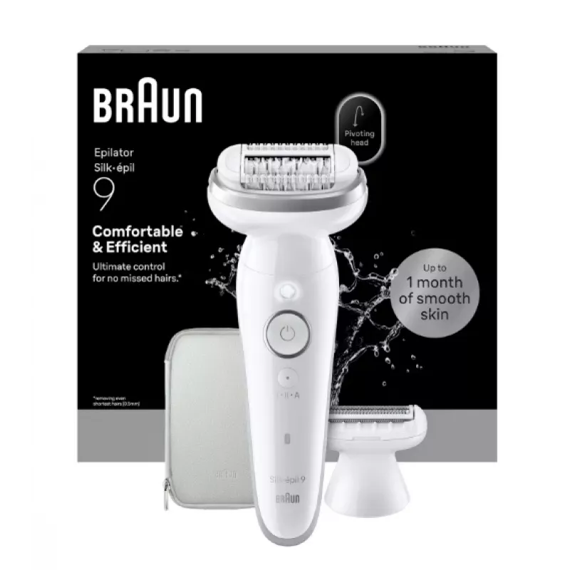 Braun Silk-épil 9 Silk·épil 9 9-030 40 pinzette bianco