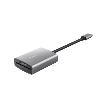 Lettore di schede Trust 24136 USB 3.2 Gen 1 (3.1 Gen 1) Type-C alluminio