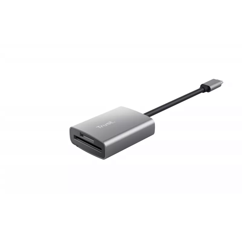 Lettore di schede Trust 24136 USB 3.2 Gen 1 (3.1 Gen 1) Type-C alluminio