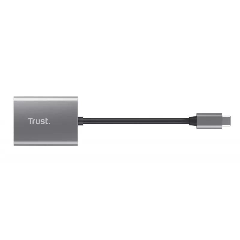 Lettore di schede Trust 24136 USB 3.2 Gen 1 (3.1 Gen 1) Type-C alluminio
