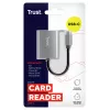 Lettore di schede Trust 24136 USB 3.2 Gen 1 (3.1 Gen 1) Type-C alluminio