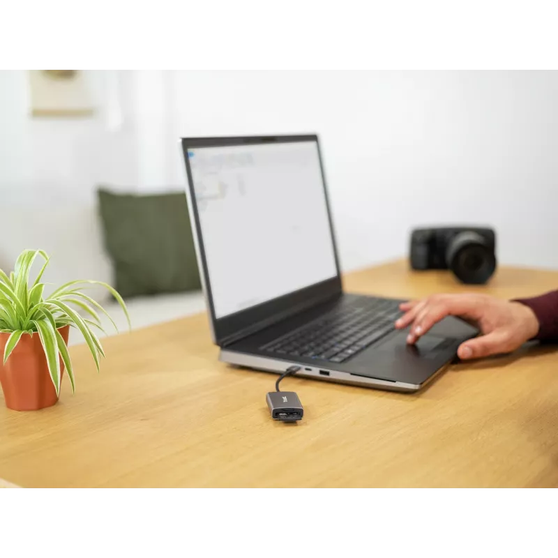 Lettore di schede Trust 24136 USB 3.2 Gen 1 (3.1 Gen 1) Type-C alluminio
