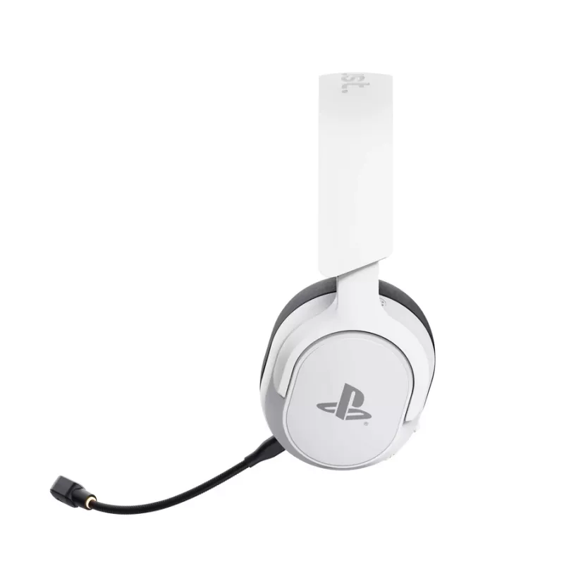 Cuffie Trust GXT 499 Forta con filo e senza fili con archetto gaming bianche