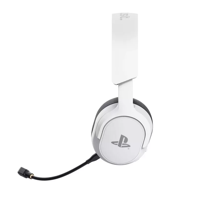 Cuffie Trust GXT 499 Forta con filo e senza fili con archetto gaming bianche