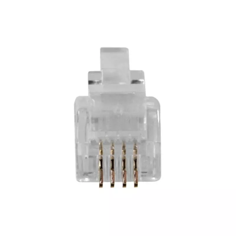 Connettore modulare ACT RJ10 (4P/4C) per cavo piatto