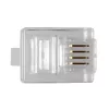Connettore modulare ACT RJ11 (4P/4C) per cavo piatto