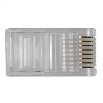 Connettore modulare ACT RJ45 (8P/8C) per cavo tondo con conduttori rigidi