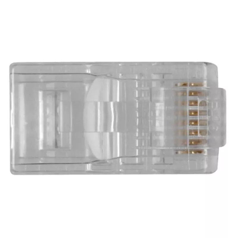 Connettore modulare ACT RJ45 (8P/8C) per cavo tondo con conduttori rigidi
