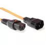 ACT Cavo di alimentazione C13 IEC Lock C14 arancione 3 m PC942 230V 10A