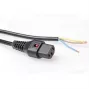 ACT Cavo di alimentazione C13 IEC Lock estremità aperta nero 2 m PC1025 230 V 10 A