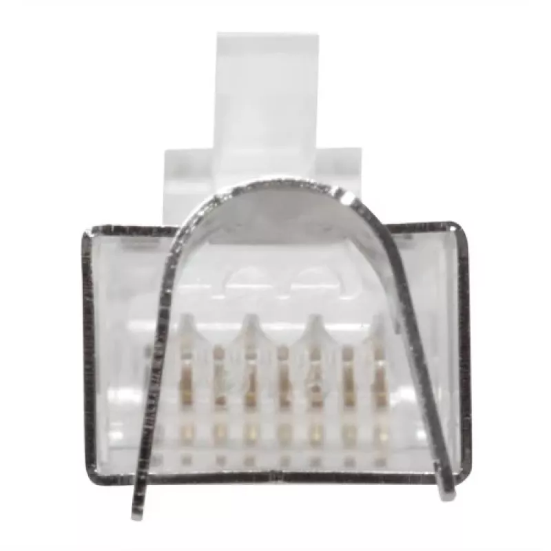 ACT Connettore modulare schermato RJ45 (8P/8C) CAT6A per cavo rotondo con conduttori rigidi o flessibili