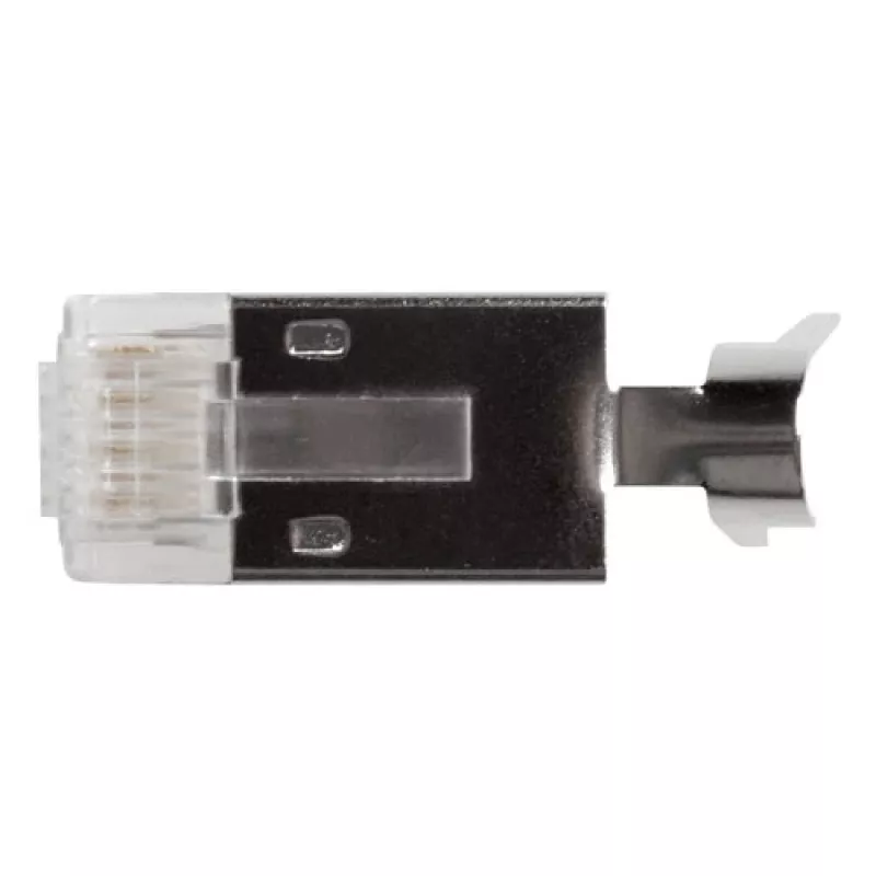 ACT Connettore modulare schermato RJ45 (8P/8C) CAT6A per cavo rotondo con conduttori rigidi o flessibili