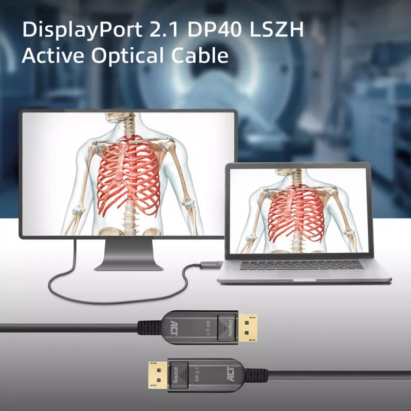 ACT Cavo DisplayPort AK4174 40 m nero