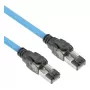 ACT Blu 75 metri S/FTP CAT6A B2ca PoE++ 100W cavo di installazione solido preassemblato, connettore RJ45 – connettore