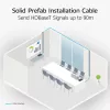ACT Blu 75 metri S/FTP CAT6A B2ca PoE++ 100W cavo di installazione solido preassemblato, connettore RJ45 – connettore
