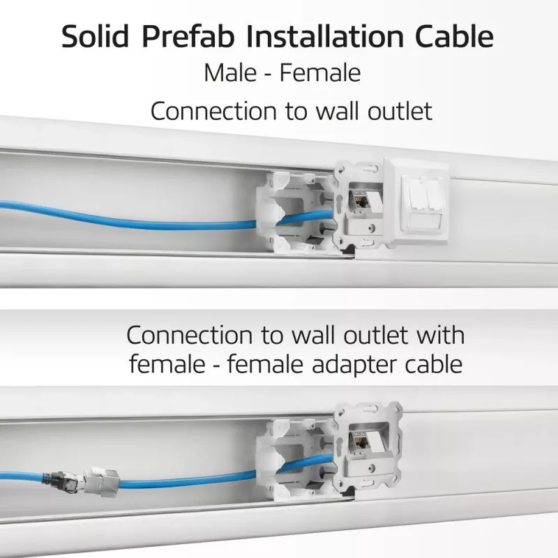 ACT CAT6A S/FTP B2ca PoE++ 100W cavo di installazione solido preassemblato FB0175