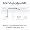 ACT CAT6A S/FTP B2ca PoE++ 100W cavo di installazione solido preassemblato FB0175
