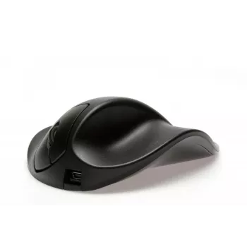 BakkerElkhuizen HandShoeMouse ExtraSmall, per destrimani, USB Type-A, 1500 DPI, nero