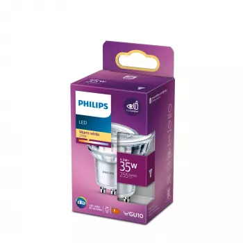 Philips Spot 35W PAR16 GU10 bianco caldo 3,5W 255lm 15000h