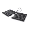 R-Go Tools tastiera ergonomica R-Go Split Break con software per le pause, tastiera ergonomica divisa, QWERTY (NORDICO), Bluetooth, nero