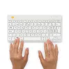 R-Go Tools tastiera ergonomica R-Go Compact Break, tastiera compatta con software per le pause, QWERTZ (CH), Bluetooth, bianco