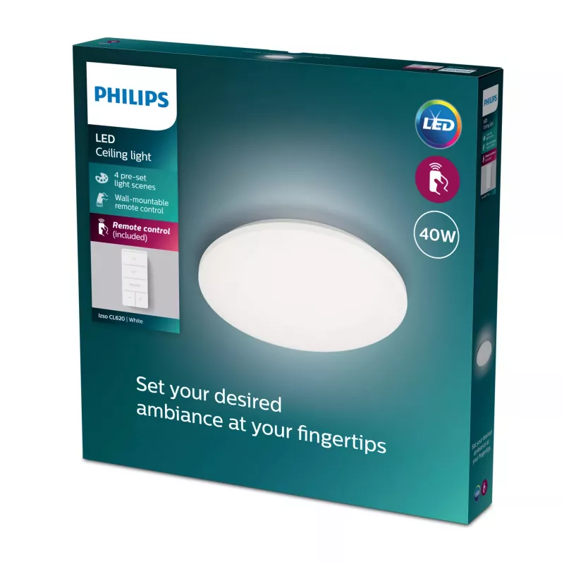 Philips Functional Izso plafoniera 40 W, LED, 4300 lm, IP20, bianco