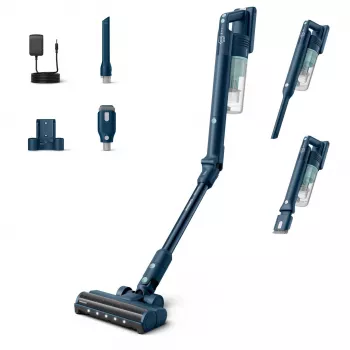 Aspirapolvere a bastone Philips XC5242/10 — a batteria, senza sacchetto, contenitore polvere 0,27 L, Li‑Ion 25,2 V, per pavimenti duri e morbidi (salvia)