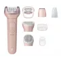 Epilatore Philips Serie 9000 BRE719/00 — senza fili, uso bagnato e asciutto, 32 pinzette, 2 velocità, rosa