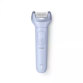 Epilatore Philips Serie 8000 BRE711/00 — 32 pinzette, 2 velocità, uso bagnato e asciutto, batteria Li-Ion integrata, blu