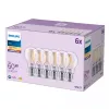 Lampadina a filamento Philips trasparente 60 W A60 E27 x6, 7 W, 60 W, E27, 806 lm, 15000 h