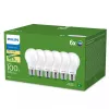 Philips Ultra Efficient lampadina LED E27 A60, 7,3 W (equivalente a 100 W), 2700 K, confezione da 6