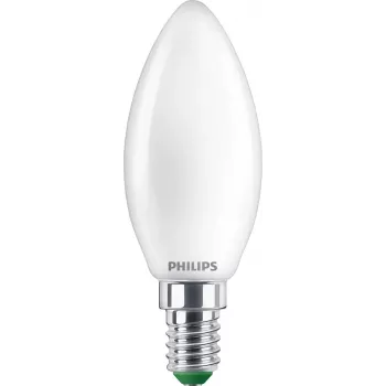 Philips Ultra Efficient lampadina LED E14 B35, 2,1 W (equivalente a 40 W), 2700 K, confezione da 3