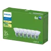 Philips Ultra Efficient lampadina LED GU10, equivalente a 35 W, 2700 K, 36 gradi, confezione da 6