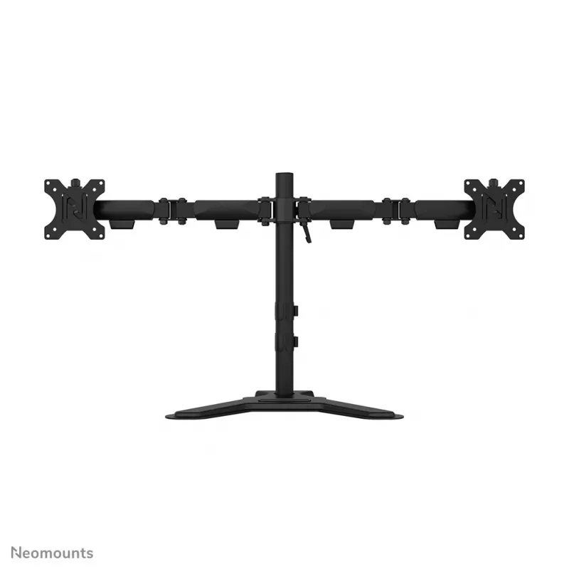 Supporto doppio per monitor Neomounts DS45-600BL2 per schermi da 10–32 inch, supporta 2 display, max. 6 kg, VESA 75x75–100x100, da appoggio, nero