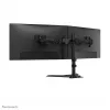 Supporto doppio per monitor Neomounts DS45-600BL2 per schermi da 10–32 inch, supporta 2 display, max. 6 kg, VESA 75x75–100x100, da appoggio, nero