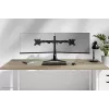Supporto doppio per monitor Neomounts DS45-600BL2 per schermi da 10–32 inch, supporta 2 display, max. 6 kg, VESA 75x75–100x100, da appoggio, nero