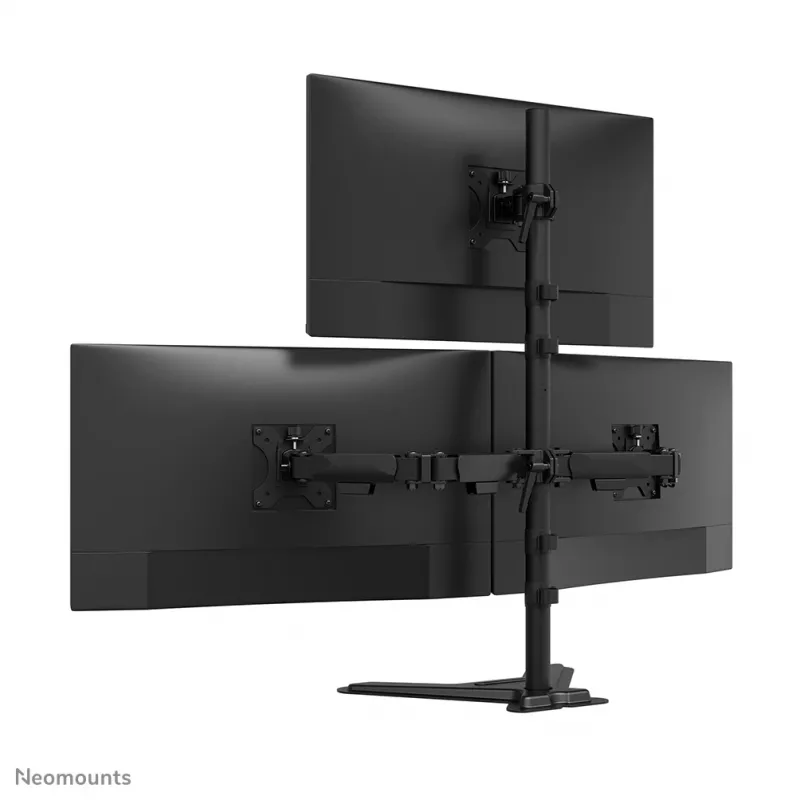 Supporto triplo per monitor Neomounts DS45-600BL2-1 25,4–81,3 cm (10–32