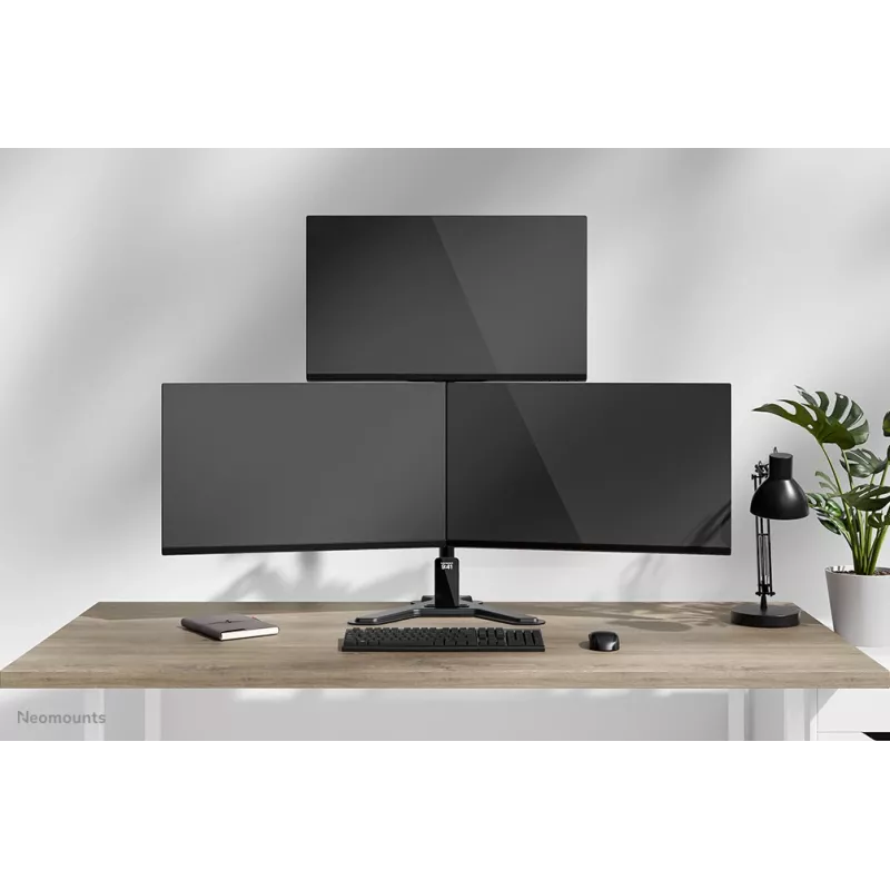 Supporto triplo per monitor Neomounts DS45-600BL2-1 25,4–81,3 cm (10–32