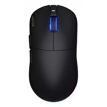 Mouse gaming HATOR Quasar 3 Wireless ambidestro RF Wireless + Bluetooth + USB Type-A ottico 12000 DPI