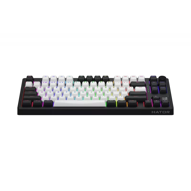 Tastiera gaming wireless HATOR Skyfall 80 MAG ULTIMA 8K USB + RF Wireless + Bluetooth QWERTY US English nero, bianco