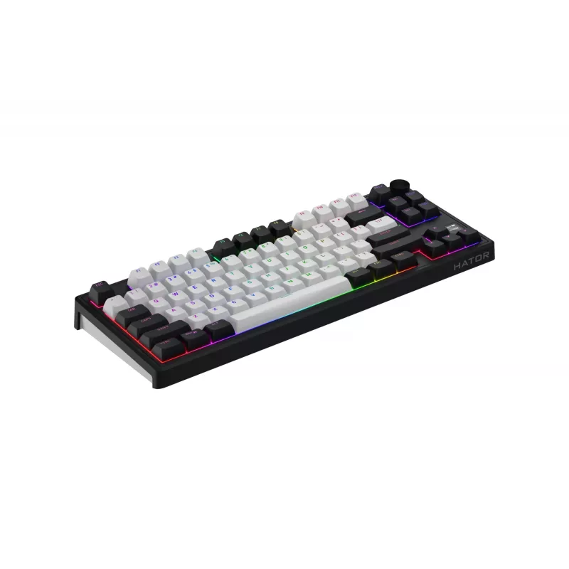 Tastiera gaming wireless HATOR Skyfall 80 MAG ULTIMA 8K USB + RF Wireless + Bluetooth QWERTY US English nero, bianco
